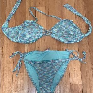 Xhilaration Blue Bikini Set